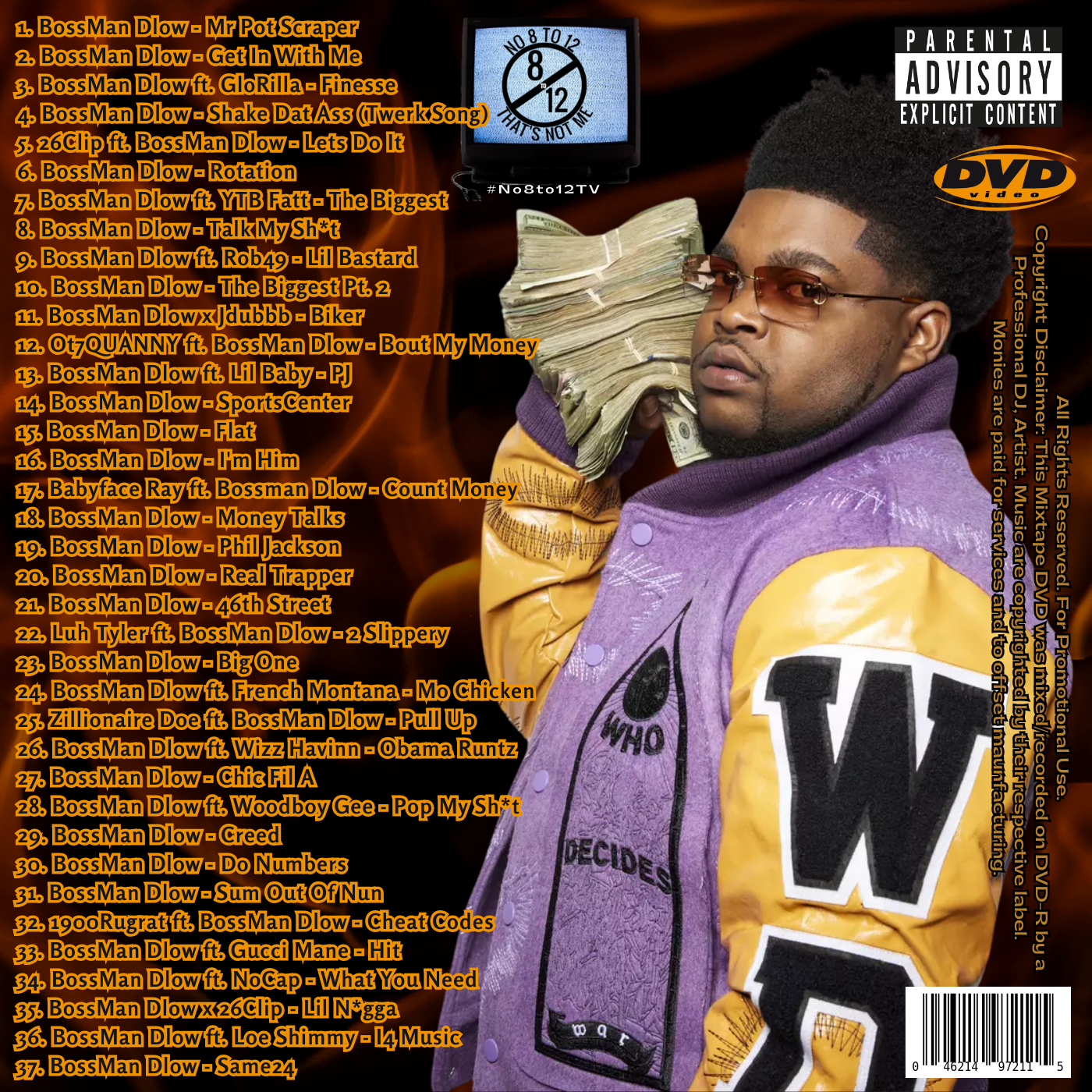 BossMan Dlow #No8to12TV Video Myxer DVD