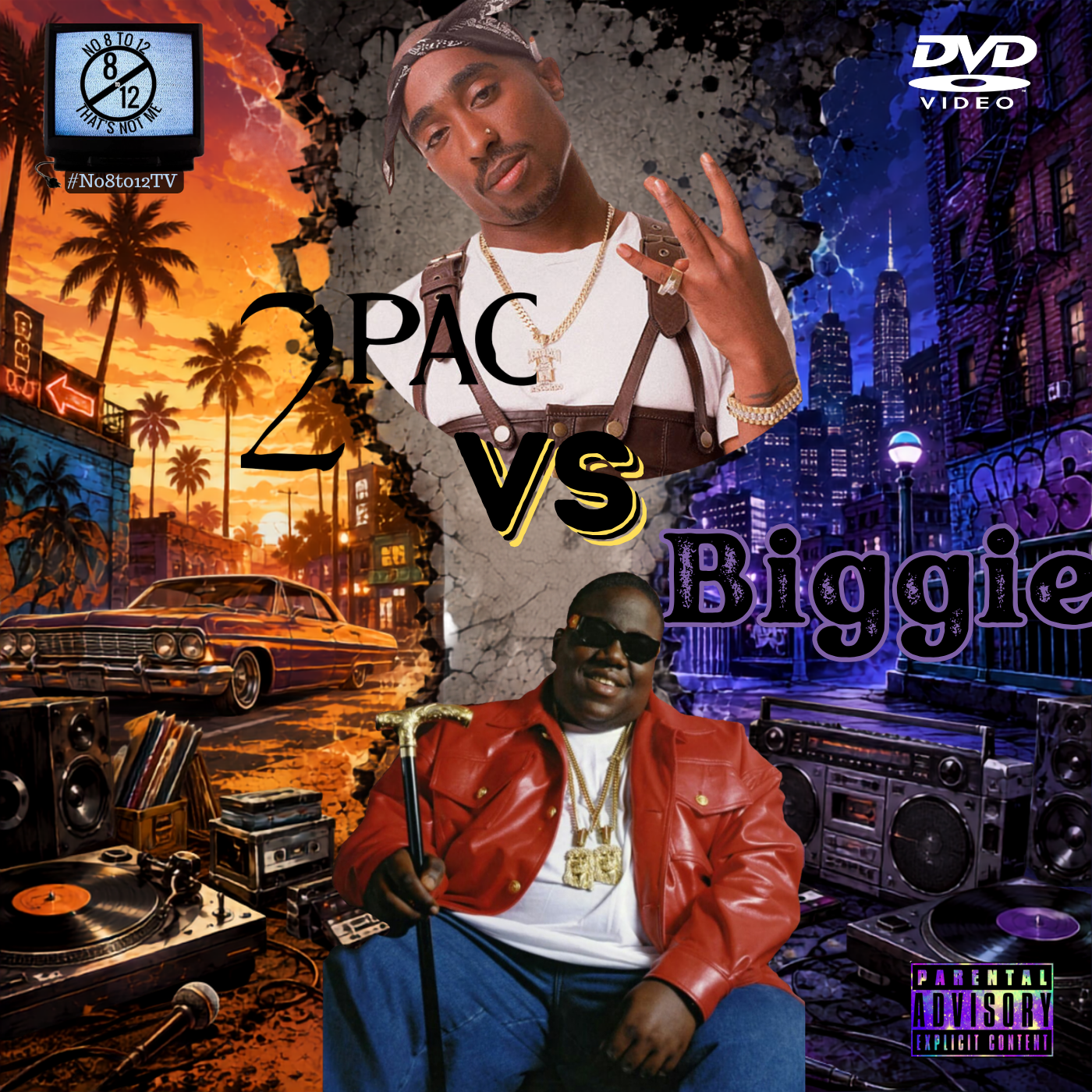2Pac vs Biggie #No8to12TV Video Myxer DVD MVP Megastore