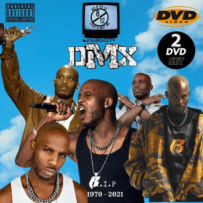 DMX #No8to12TV Video Myxer DVD cover *2 - disc set* over 40 official music videos featuring DMX (Brand New) - MVP Megastore