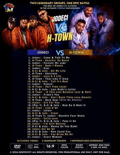 #No8to12TV Jodeci vs H-Town Video Myxer
