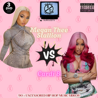 Megan Thee Stallion vs Cardi B #No8to12TV Video Myxer * over 90 official music videos *3 DvDs*