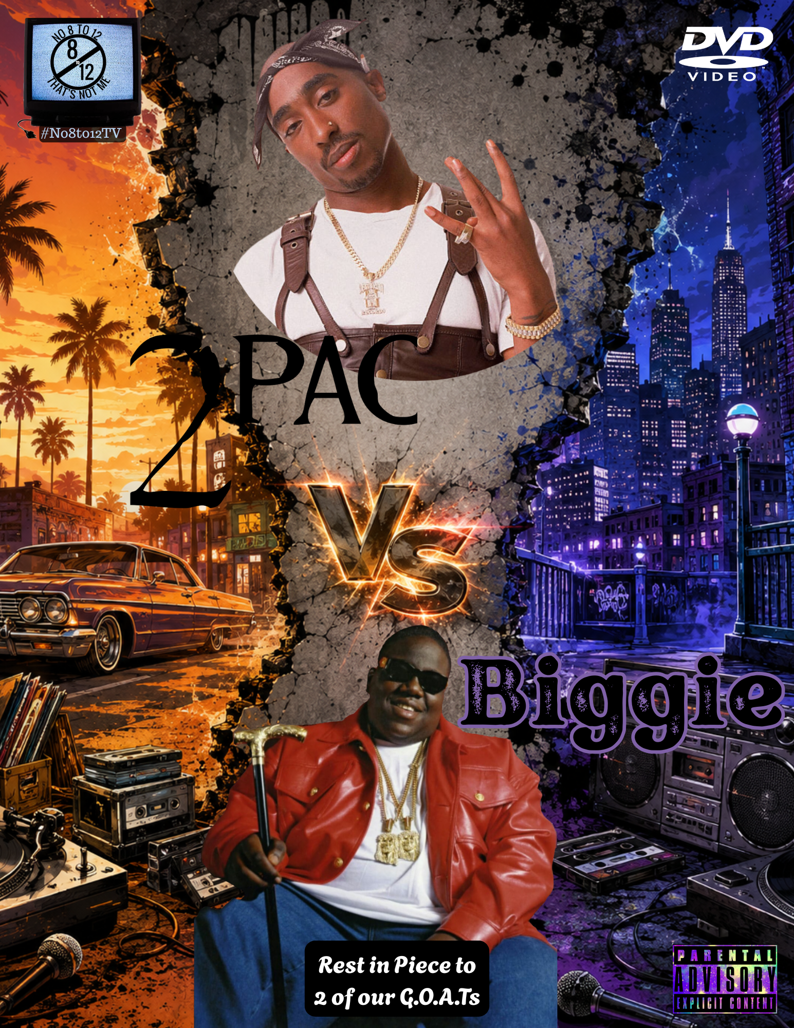 2Pac vs Biggie #No8to12TV Video Myxer DVD MVP Megastore