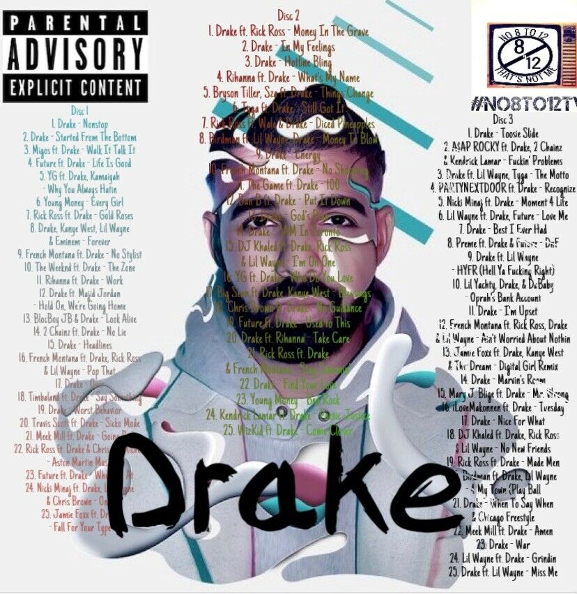 Drake #No8to12TV Video Myxer *3 DVD set*