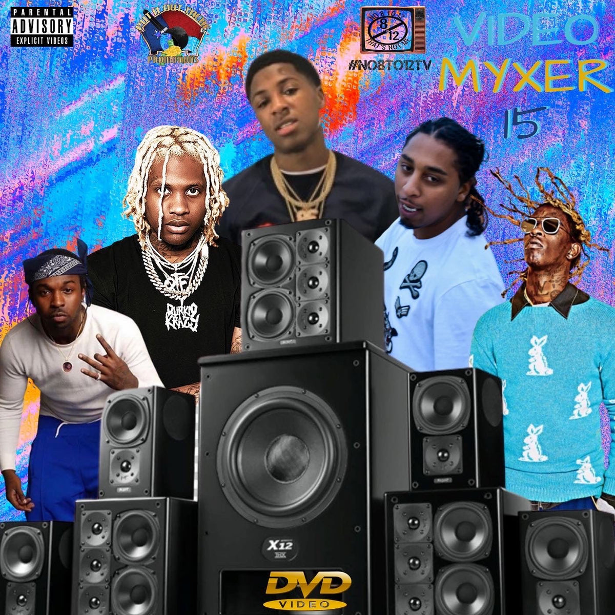 #No8to12TV Video Myxer 15 ... 60 official Rap & Hip - Hop music videos *2 DVD set* - MVP Megastore