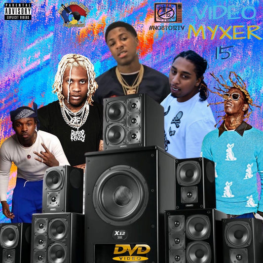 #No8to12TV Video Myxer 15 ... 60 official Rap & Hip - Hop music videos *2 DVD set* - MVP Megastore