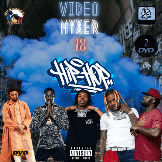 #No8to12TV Video Myxer 18 ... 60 official Rap & Hip - Hop music videos *2 DVD set* - MVP Megastore