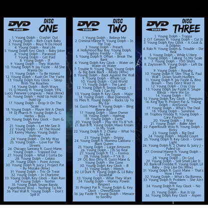 Young Dolph #No8to12TV Video Myxer *3 DVD set* over 100 uncensored music videos featuring Young Dolph - MVP Megastore