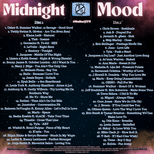 Midnight Mood R&B Video Myxer ...60 official Soul, RnB music videos * 2 DVDs * - MVP Megastore