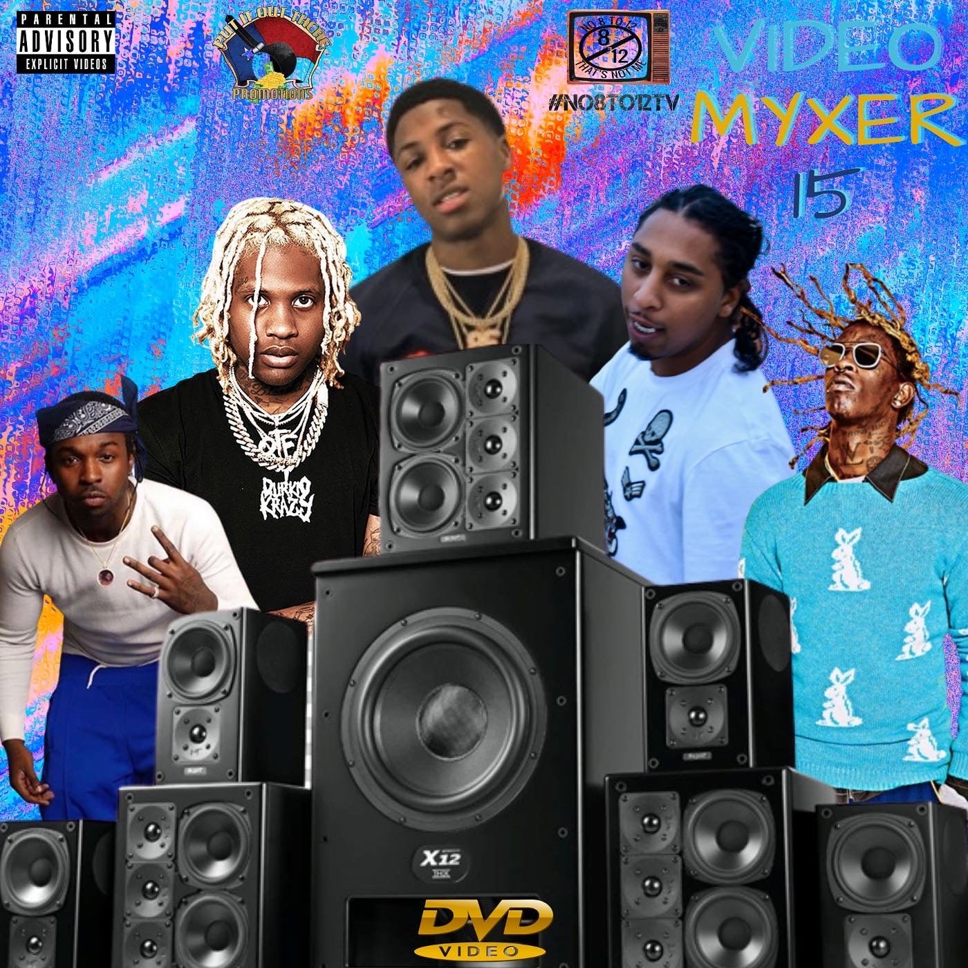 #No8to12TV Video Myxer 15 ... 60 official Rap & Hip - Hop music videos *2 DVD set* - MVP Megastore